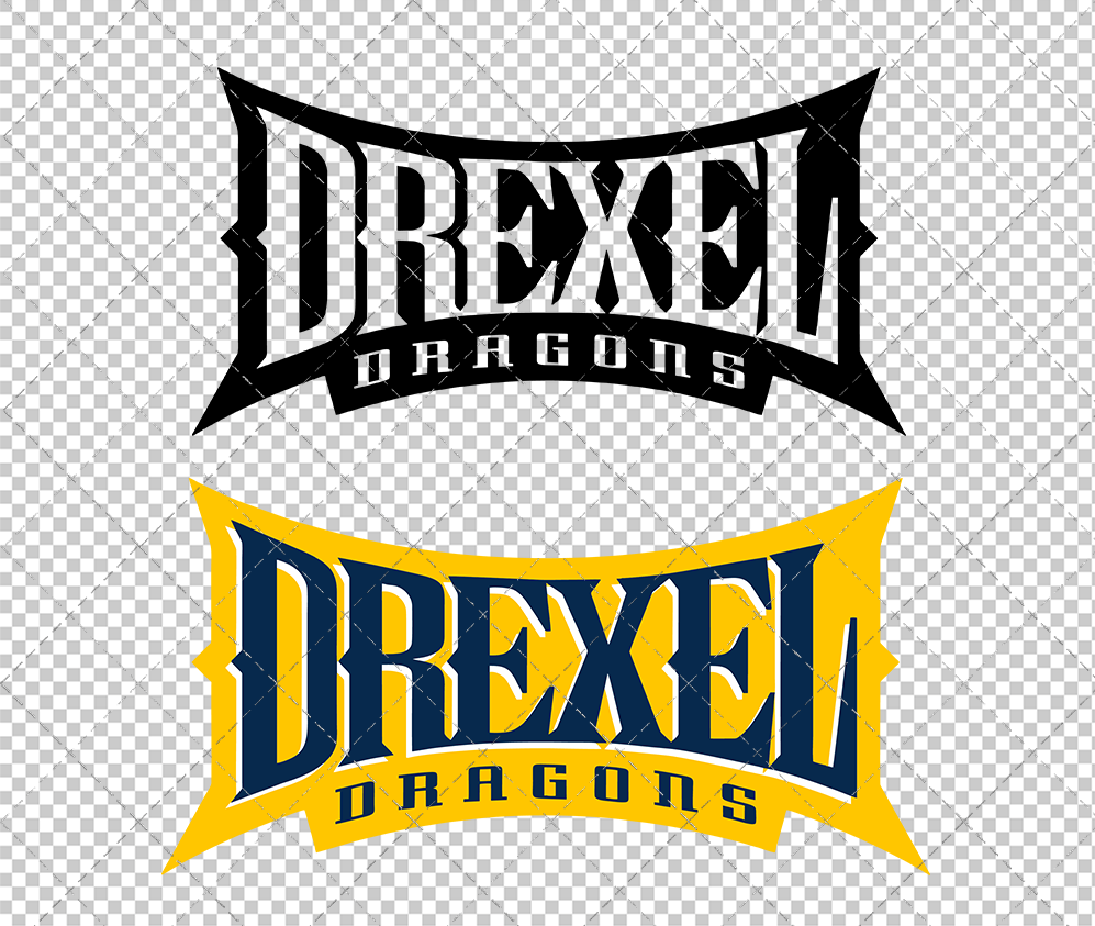 Drexel Dragons Wordmark 2012 006, Svg, Dxf, Eps, Png - SvgShopArt