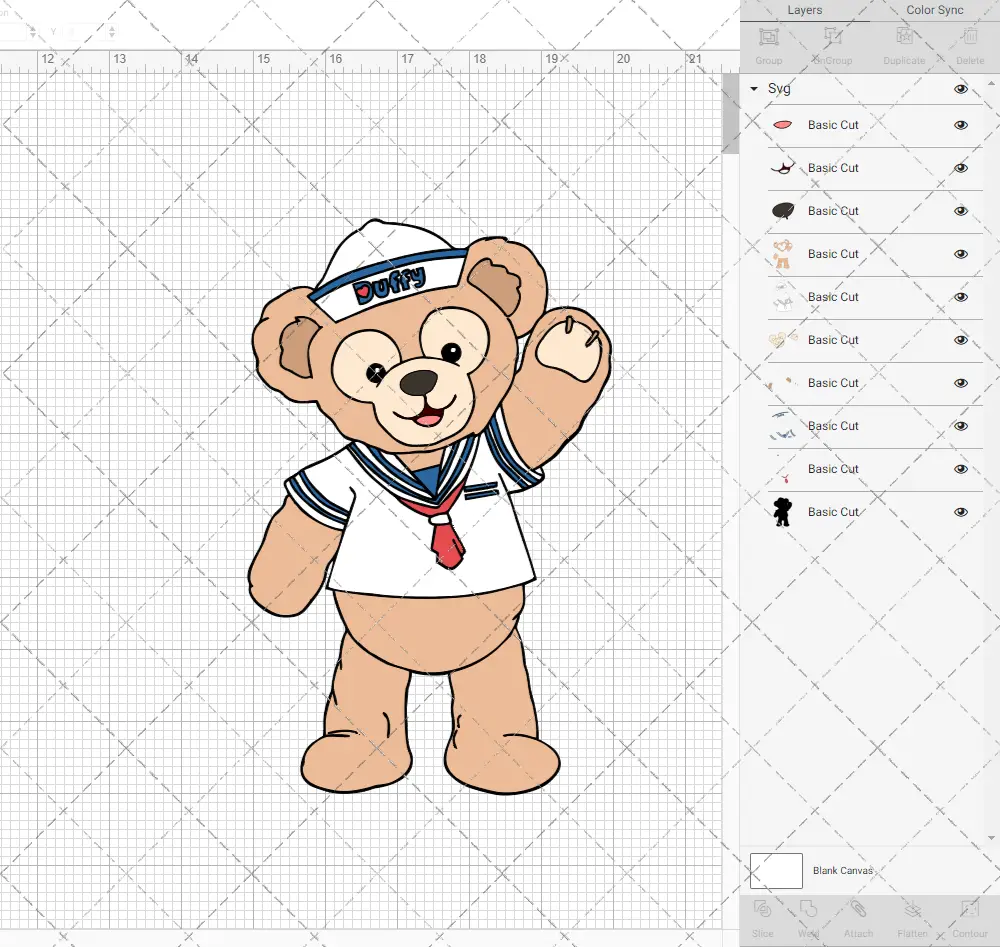 Duffy - Duffy and Friends, Svg, Dxf, Eps, Png SvgShopArt