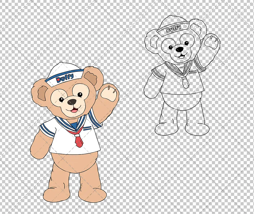 Duffy - Duffy and Friends, Svg, Dxf, Eps, Png SvgShopArt