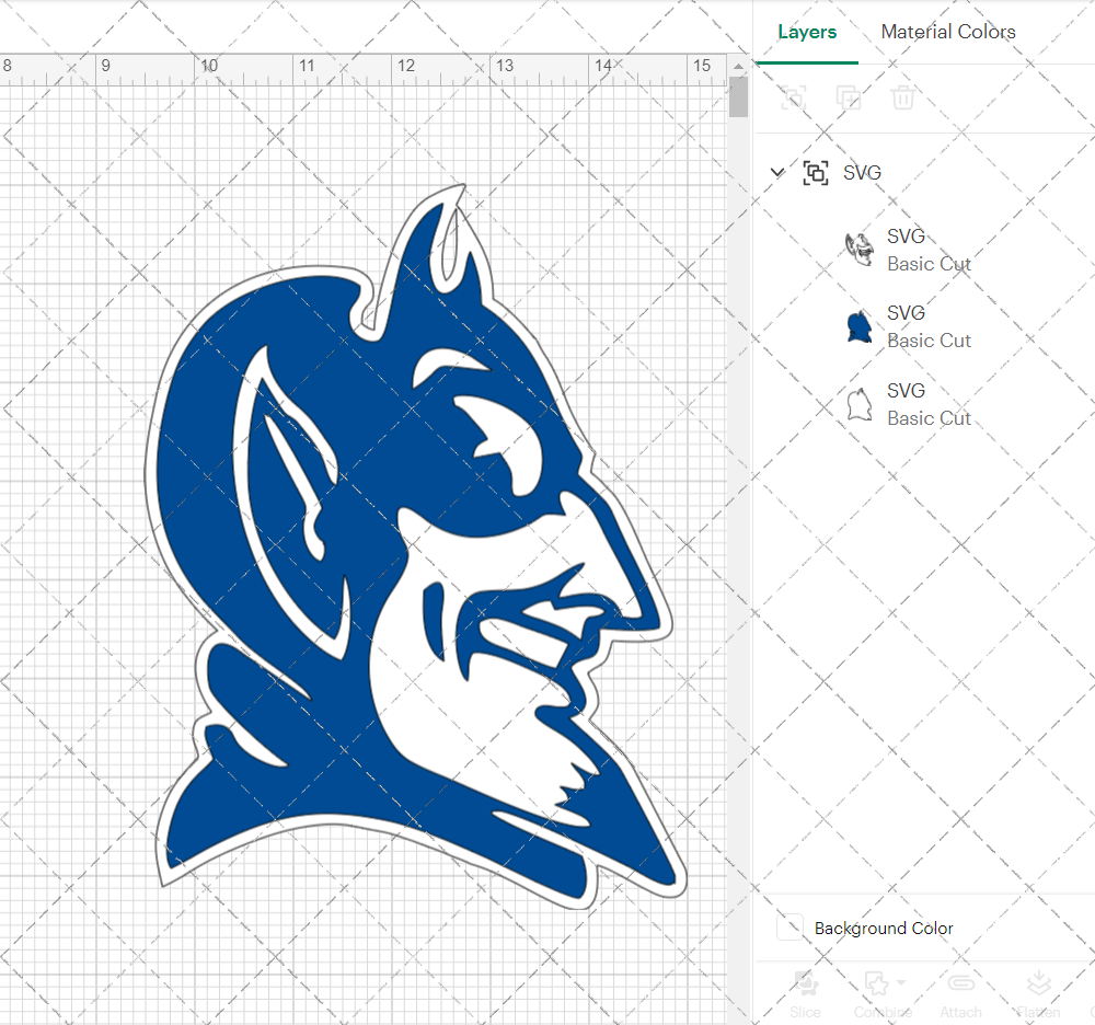 Duke Blue Devils Alternate 1981 002, Svg, Dxf, Eps, Png - SvgShopArt