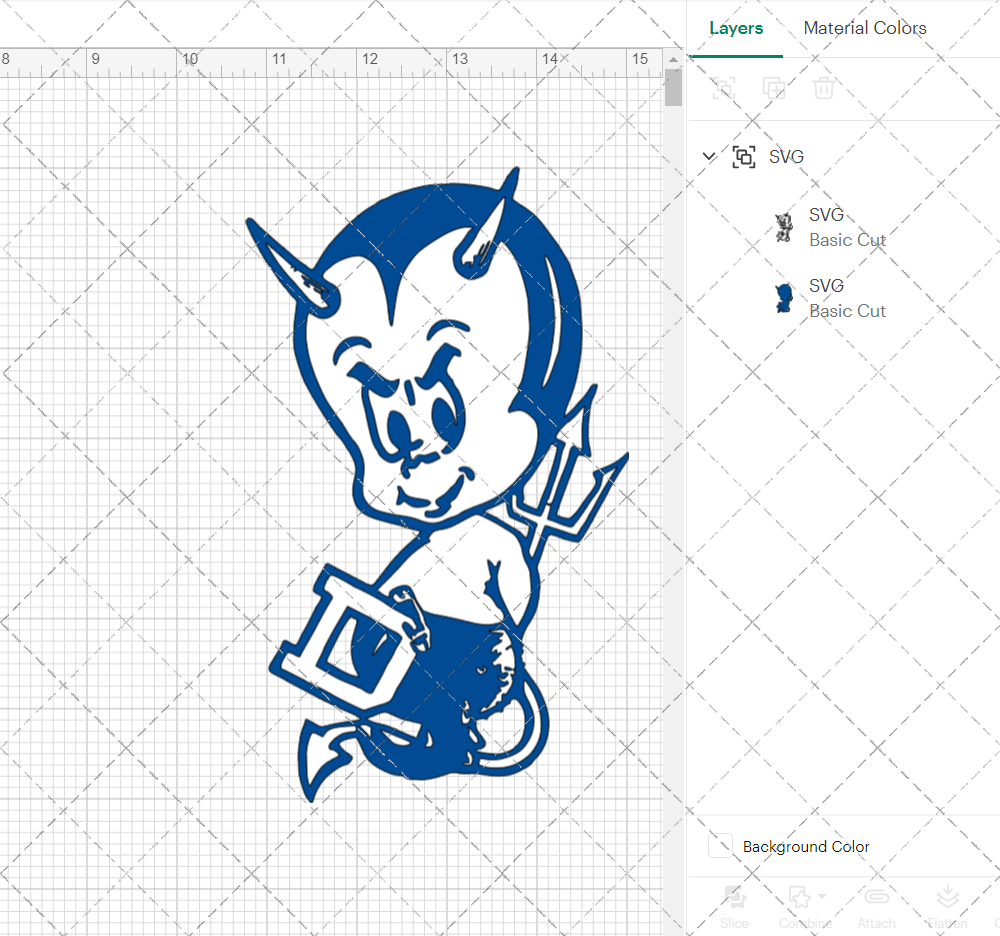 Duke Blue Devils Mascot 1971, Svg, Dxf, Eps, Png - SvgShopArt
