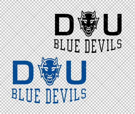 Duke Blue Devils Secondary 1966, Svg, Dxf, Eps, Png - SvgShopArt