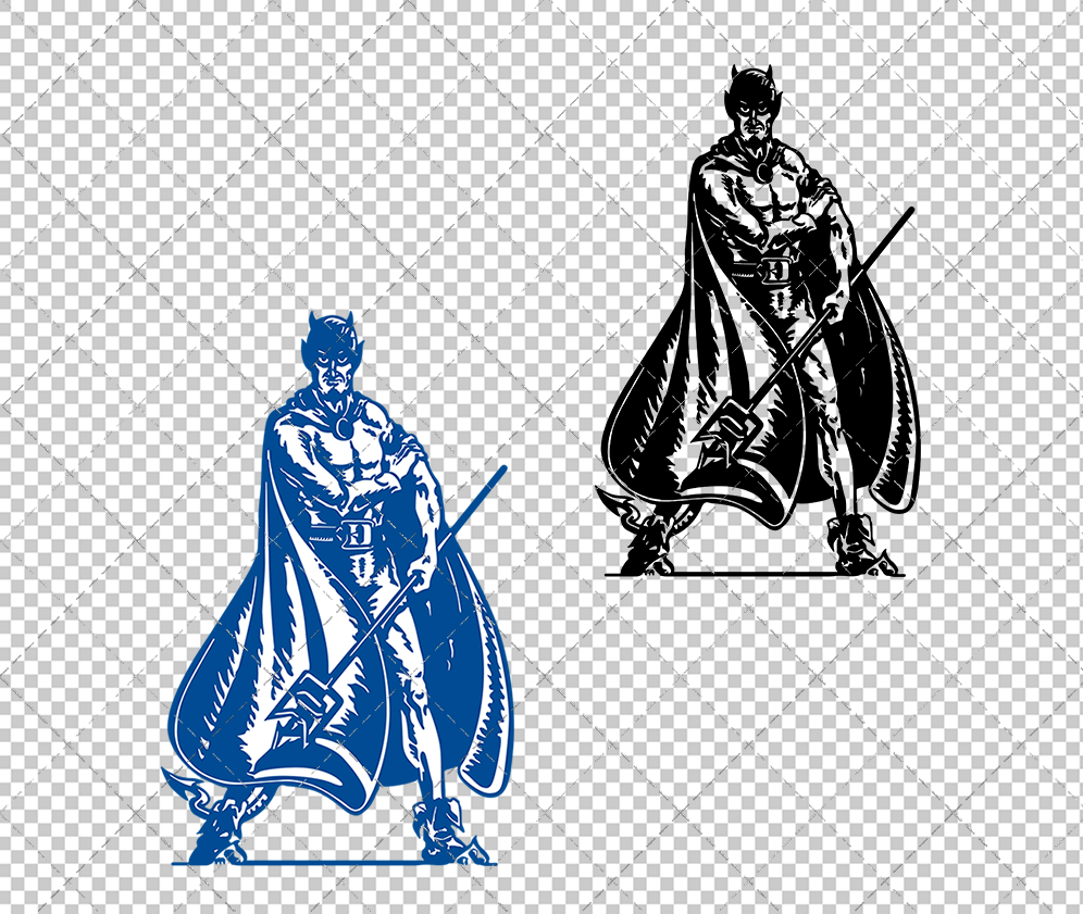 Duke Blue Devils Secondary 1971 002, Svg, Dxf, Eps, Png - SvgShopArt