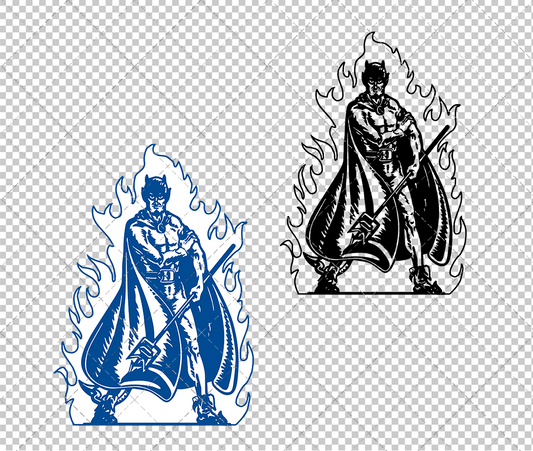 Duke Blue Devils Secondary 1971 003, Svg, Dxf, Eps, Png - SvgShopArt