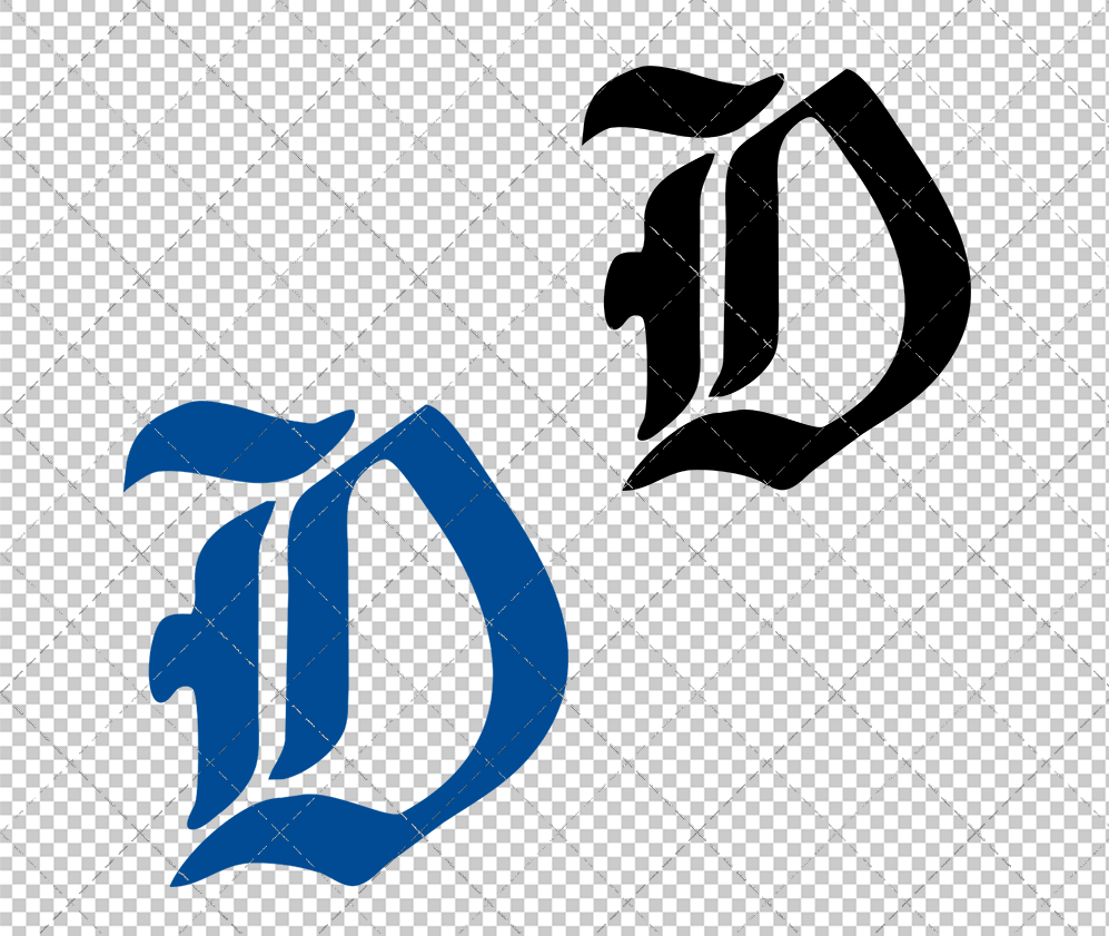 Duke Blue Devils Secondary 1987, Svg, Dxf, Eps, Png - SvgShopArt