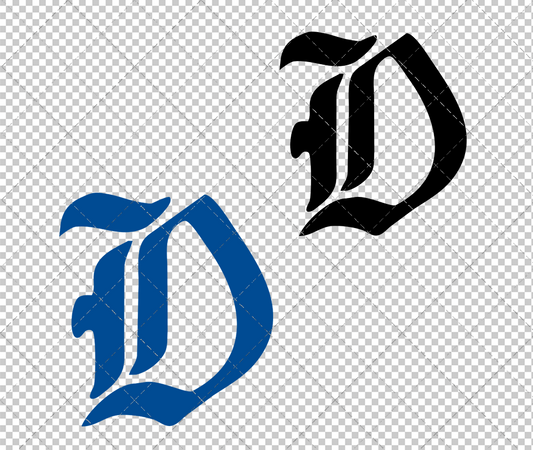 Duke Blue Devils Secondary 1987, Svg, Dxf, Eps, Png - SvgShopArt