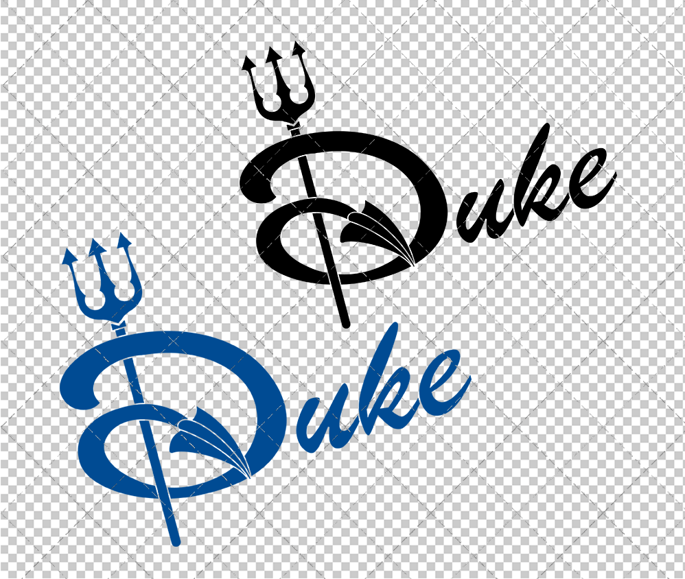 Duke Blue Devils Secondary 1992, Svg, Dxf, Eps, Png - SvgShopArt