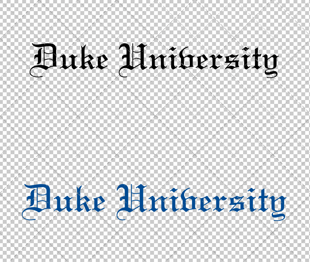 Duke Blue Devils Wordmark 1966 002, Svg, Dxf, Eps, Png - SvgShopArt