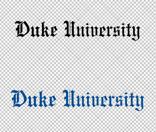 Duke Blue Devils Wordmark 1966 002, Svg, Dxf, Eps, Png - SvgShopArt