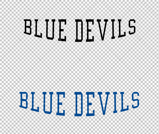 Duke Blue Devils Wordmark 1966, Svg, Dxf, Eps, Png - SvgShopArt