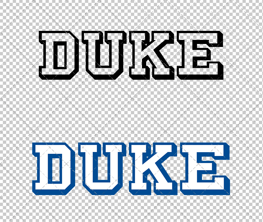 Duke Blue Devils Wordmark 1971 002, Svg, Dxf, Eps, Png - SvgSopArt