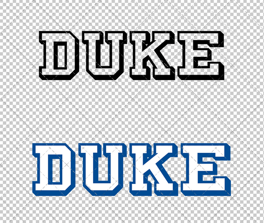 Duke Blue Devils Wordmark 1971 002, Svg, Dxf, Eps, Png - SvgSopArt
