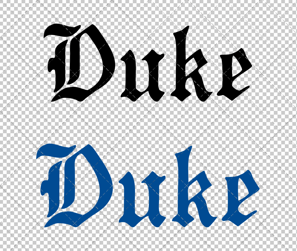 Duke Blue Devils Wordmark 1978, Svg, Dxf, Eps, Png - SvgShopArt