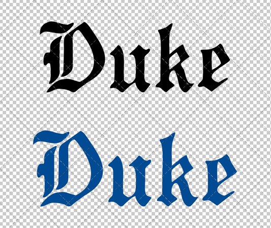 Duke Blue Devils Wordmark 1978, Svg, Dxf, Eps, Png - SvgShopArt