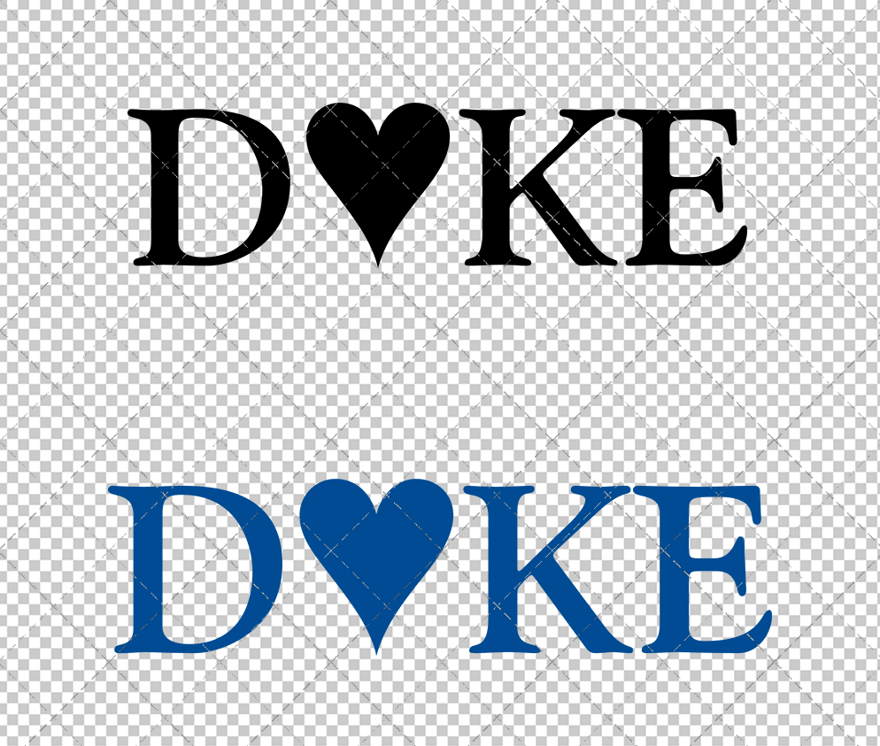 Duke Blue Devils Wordmark 1992, Svg, Dxf, Eps, Png - SvgShopArt