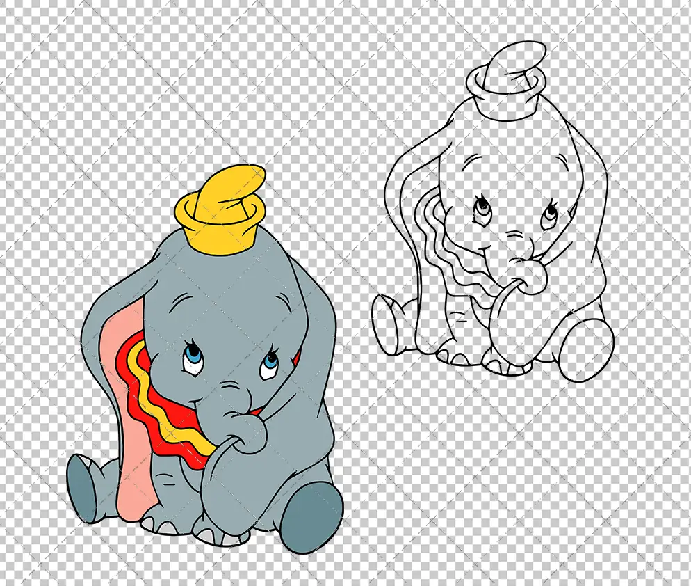 Dumbo 003, Svg, Dxf, Eps, Png SvgShopArt