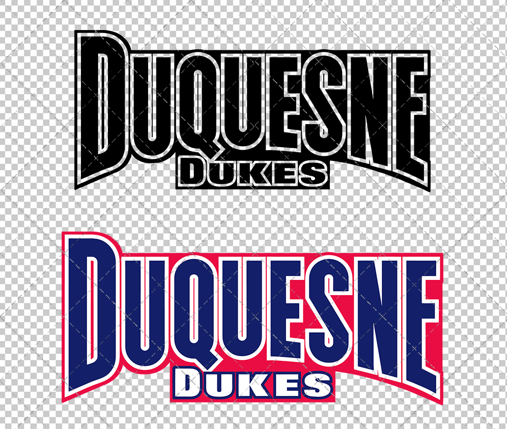 Duquesne Dukes 1998, Svg, Dxf, Eps, Png - SvgShopArt