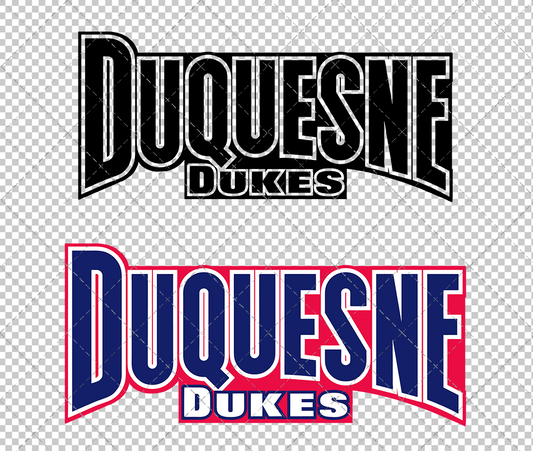 Duquesne Dukes 1998, Svg, Dxf, Eps, Png - SvgShopArt