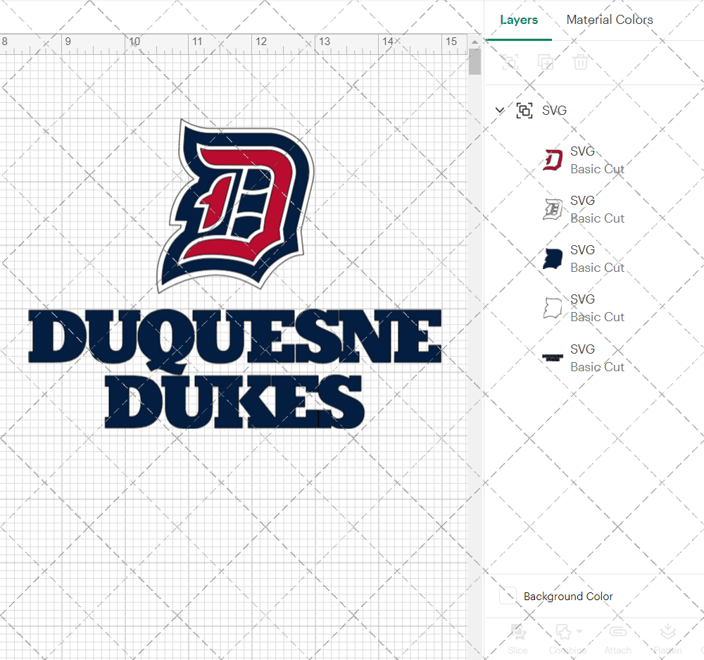 Duquesne Dukes Alternate 2017 002, Svg, Dxf, Eps, Png - SvgShopArt