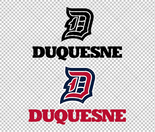 Duquesne Dukes Alternate 2017 003, Svg, Dxf, Eps, Png - SvgShopArt
