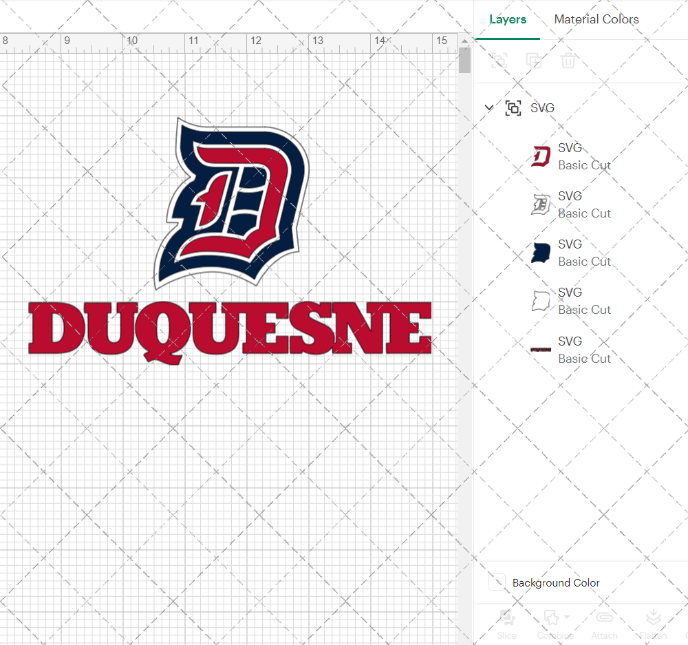 Duquesne Dukes Alternate 2017 003, Svg, Dxf, Eps, Png - SvgShopArt