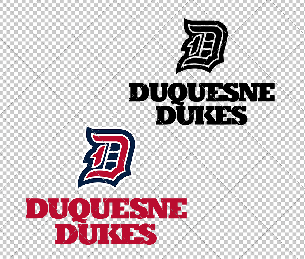 Duquesne Dukes Alternate 2017 004, Svg, Dxf, Eps, Png - SvgShopArt