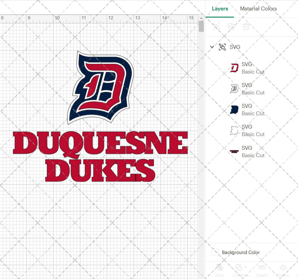 Duquesne Dukes Alternate 2017 004, Svg, Dxf, Eps, Png - SvgShopArt