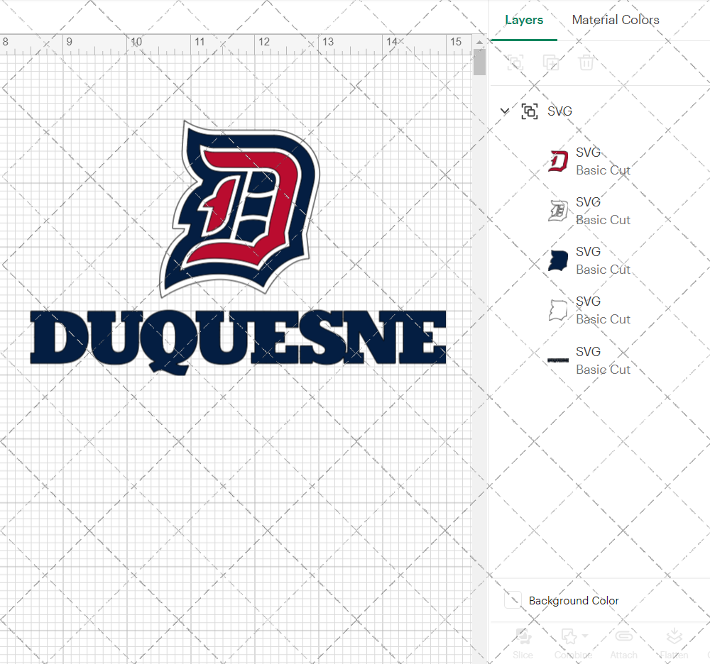 Duquesne Dukes Alternate 2017, Svg, Dxf, Eps, Png - SvgShopArt