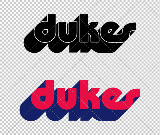 Duquesne Dukes Wordmark 1975 002, Svg, Dxf, Eps, Png - SvgShopArt