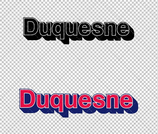 Duquesne Dukes Wordmark 1975 003, Svg, Dxf, Eps, Png - SvgShopArt