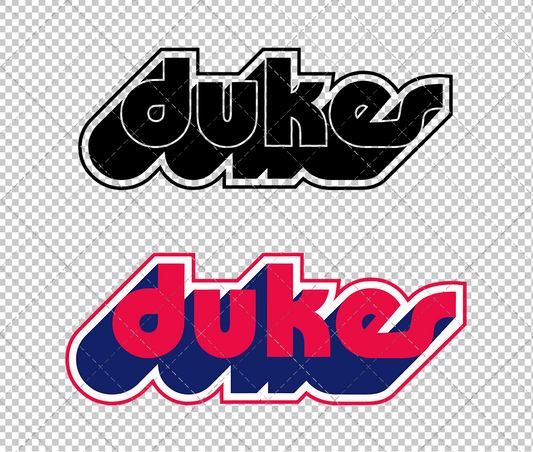 Duquesne Dukes Wordmark 1975, Svg, Dxf, Eps, Png - SvgShopArt