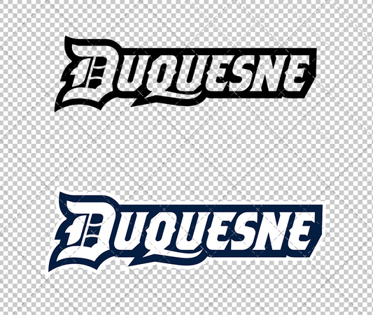 Duquesne Dukes Wordmark 2012, Svg, Dxf, Eps, Png - SvgShopArt