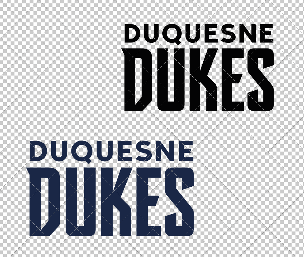 Duquesne Dukes Wordmark 2019 005, Svg, Dxf, Eps, Png - SvgShopArt