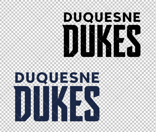 Duquesne Dukes Wordmark 2019 005, Svg, Dxf, Eps, Png - SvgShopArt