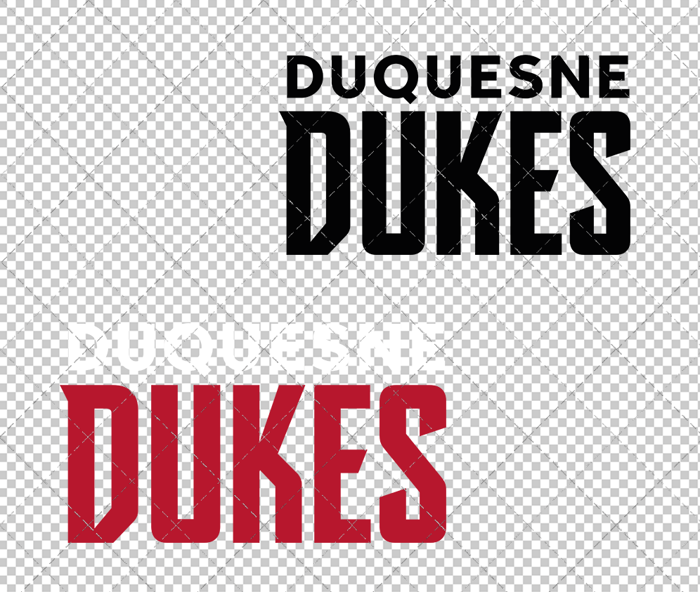 Duquesne Dukes Wordmark 2019 006, Svg, Dxf, Eps, Png - SvgShopArt