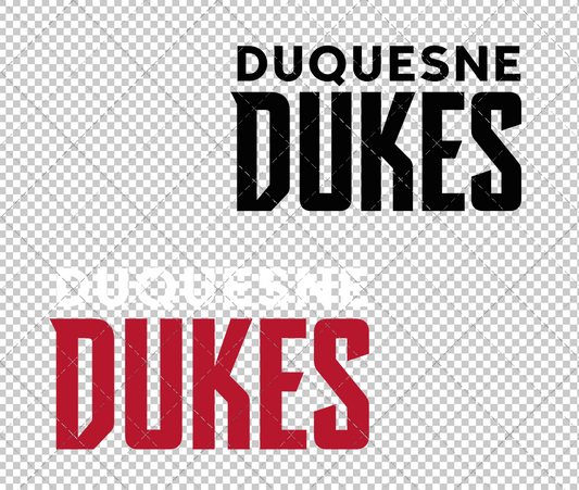 Duquesne Dukes Wordmark 2019 006, Svg, Dxf, Eps, Png - SvgShopArt