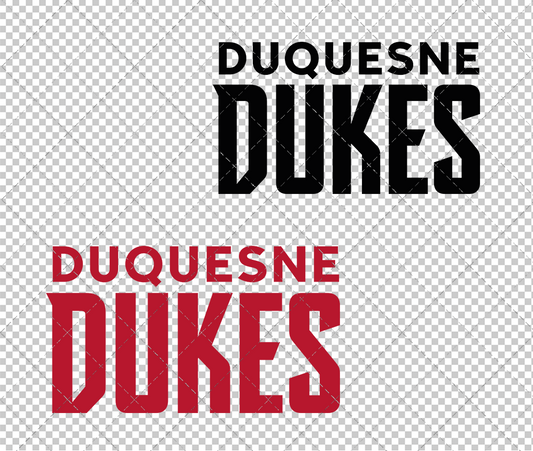 Duquesne Dukes Wordmark 2019 007, Svg, Dxf, Eps, Png - SvgShopArt