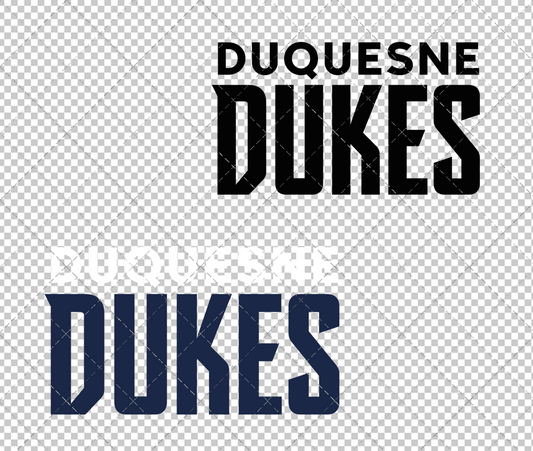 Duquesne Dukes Wordmark 2019 008, Svg, Dxf, Eps, Png - SvgShopArt