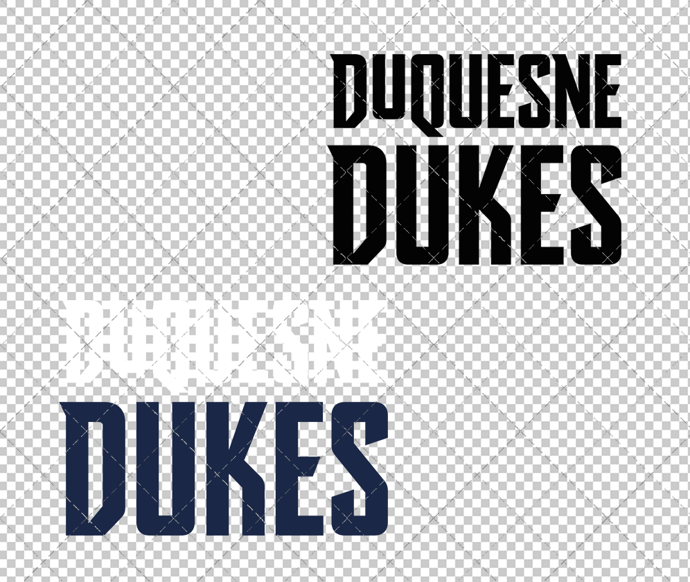Duquesne Dukes Wordmark 2019 011, Svg, Dxf, Eps, Png - SvgShopArt