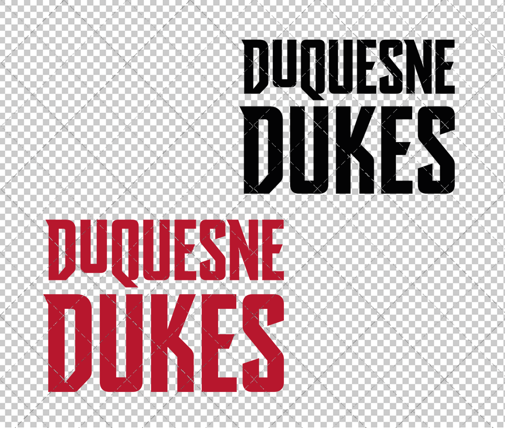 Duquesne Dukes Wordmark 2019 012, Svg, Dxf, Eps, Png - SvgShopArt