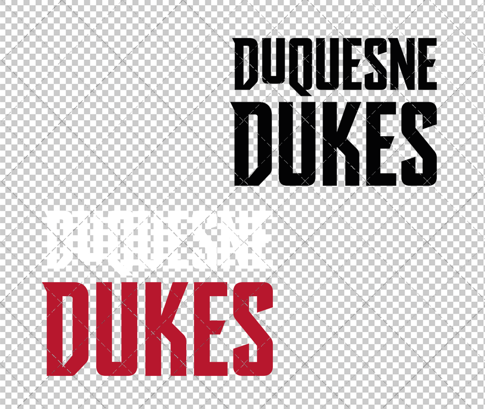 Duquesne Dukes Wordmark 2019 013, Svg, Dxf, Eps, Png - SvgShopArt