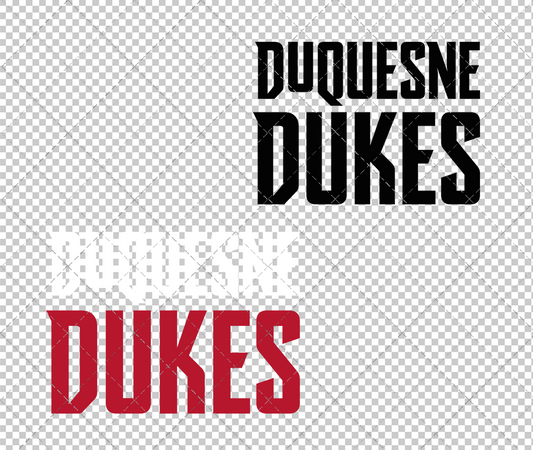 Duquesne Dukes Wordmark 2019 013, Svg, Dxf, Eps, Png - SvgShopArt