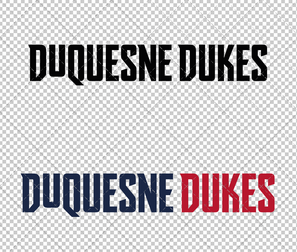 Duquesne Dukes Wordmark 2019 019, Svg, Dxf, Eps, Png - SvgShopArt