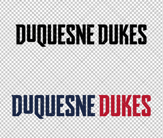 Duquesne Dukes Wordmark 2019 019, Svg, Dxf, Eps, Png - SvgShopArt