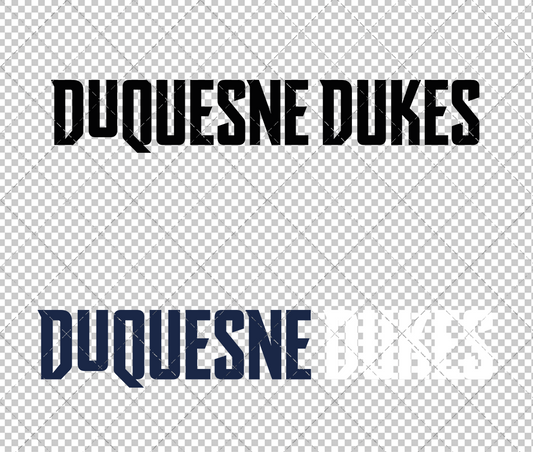 Duquesne Dukes Wordmark 2019 021, Svg, Dxf, Eps, Png - SvgShopArt