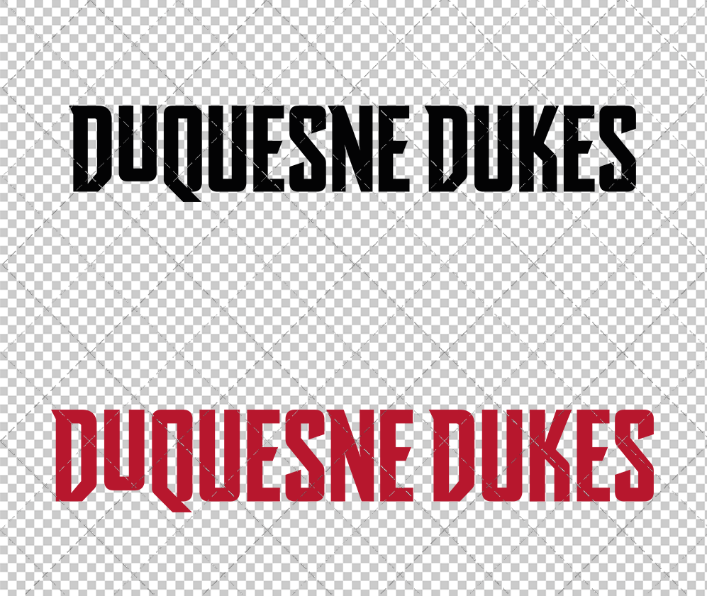 Duquesne Dukes Wordmark 2019 022, Svg, Dxf, Eps, Png - SvgShopArt