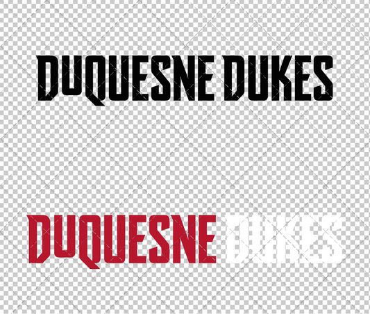 Duquesne Dukes Wordmark 2019 023, Svg, Dxf, Eps, Png - SvgShopArt