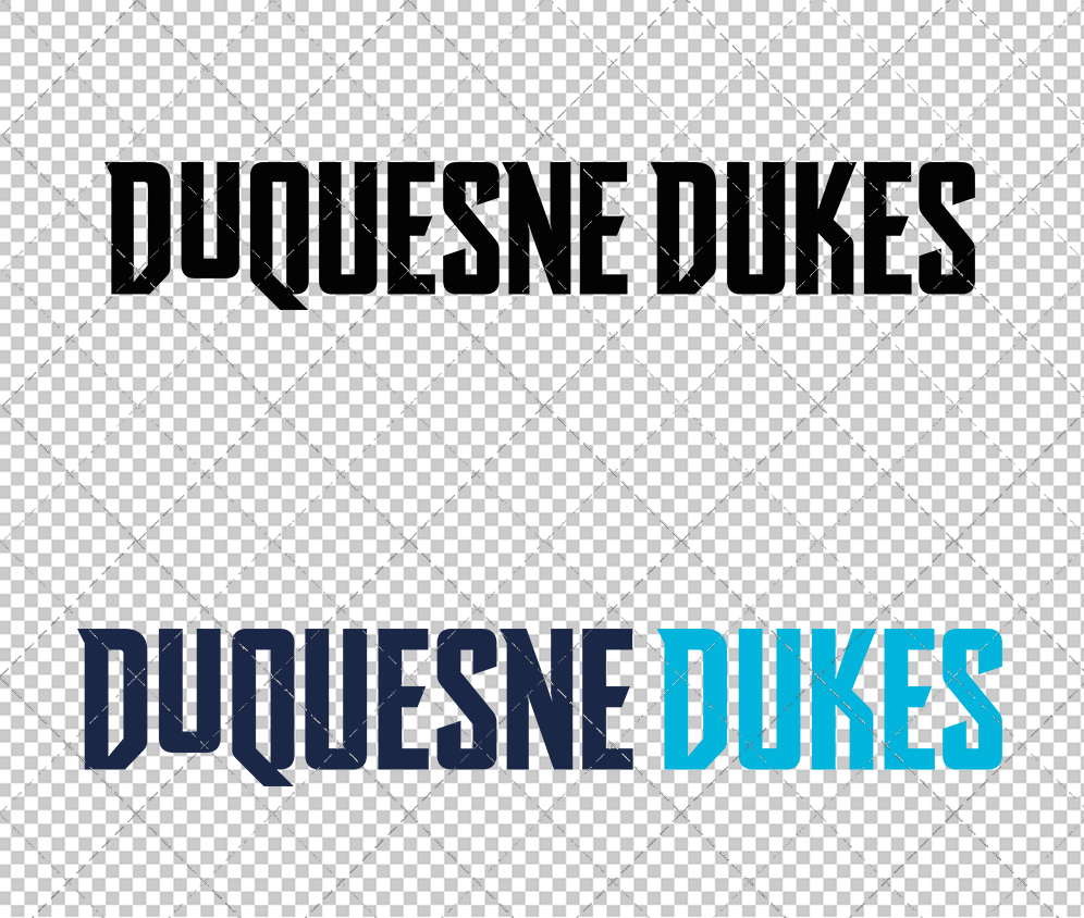 Duquesne Dukes Wordmark 2019 024, Svg, Dxf, Eps, Png - SvgShopArt
