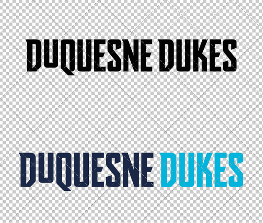 Duquesne Dukes Wordmark 2019 024, Svg, Dxf, Eps, Png - SvgShopArt