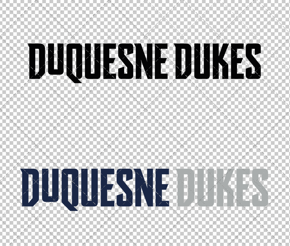 Duquesne Dukes Wordmark 2019 025, Svg, Dxf, Eps, Png - SvgShopArt